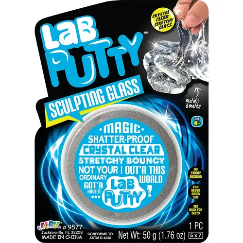 Toy Lab Putty Polymer Clear 1 pc Clear Toy Lab Putty Polymer Clear 1 pc Clear