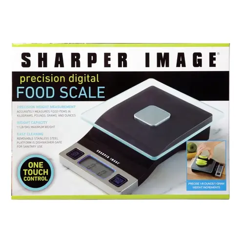 Food Scale Black Digital 11 lb Black