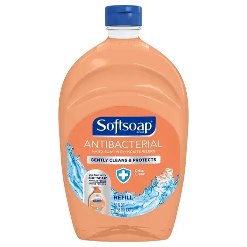 Liquid Hand Soap Crisp Clean Scent Antibacterial 50 oz Liquid Hand Soap Crisp Clean Scent Antibacterial 50 oz