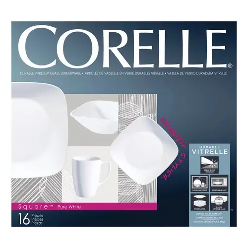 Dinnerware Set White Glass Pure White White Dinnerware Set White Glass Pure White White