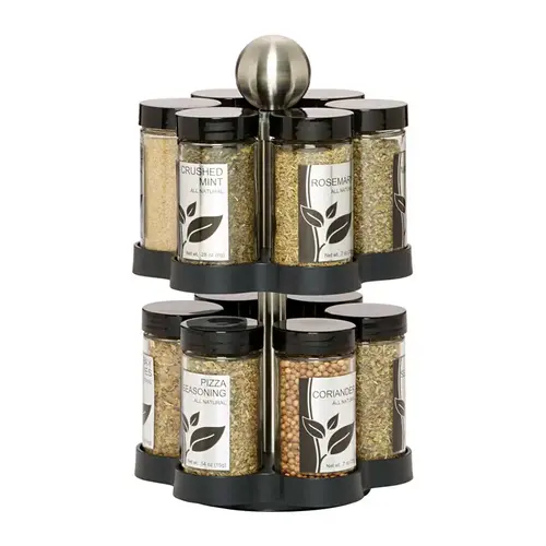 Spice Rack Kamenstein Madison ABS/Stainless Steel 12 Gloss