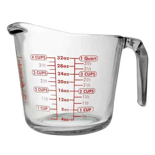 Measuring Cup 4 cups Glass Clear Clear Measuring Cup 4 cups Glass Clear Clear
