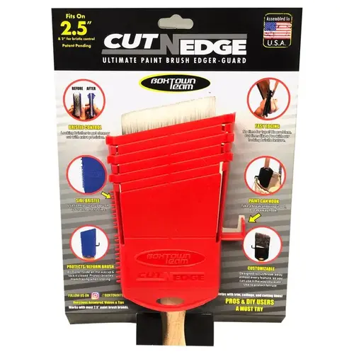 Applicator Cut-N-Edge 1.25" W X 5.5" L Red Plastic Red