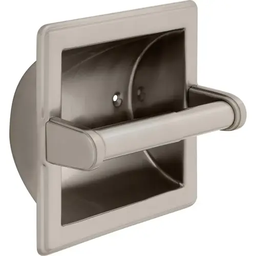 Toilet Paper Holder Jamestown Satin Nickel Gray Satin Nickel