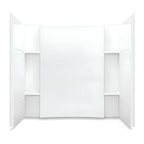 Shower Wall Set Accord 36 in. x 60 in. x 55-1/4 White High-Gloss Shower Wall Set Accord 36 in. x 60 in. x 55-1/4 White High-Gloss