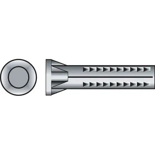 Concrete Screw Anchor .138" D X 1" L Lead Round Head Concrete Screw Anchor .138" D X 1" L Lead Round Head