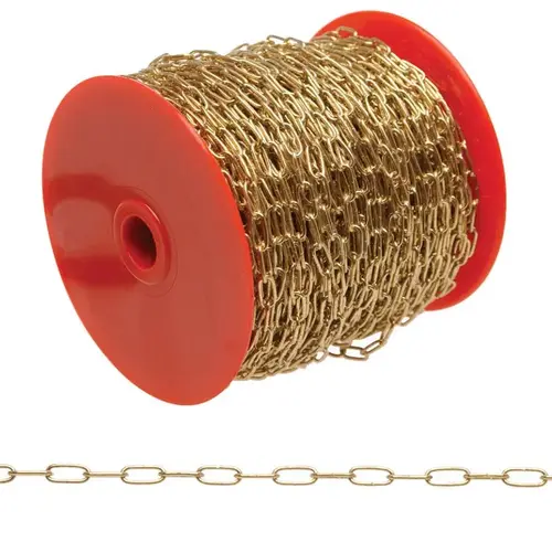Campbell's 0710317-XCP164 #3 BRASS PLATED CLOCK CHAIN - pack of 164 Buy Now