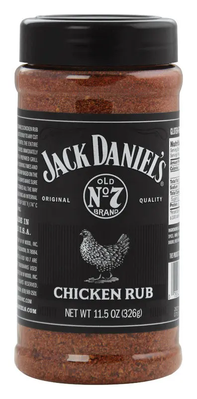 Jack Daniels 11.5 Oz. Barbecue Chicken Rub Shake Spice 1762