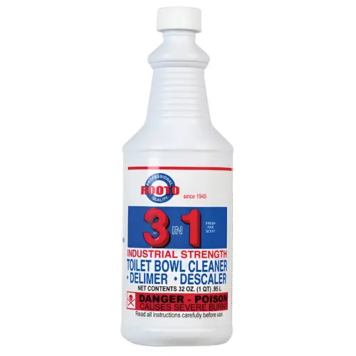 Toilet Bowl Cleaner and Delimer 3-in-1"dustrial Strength Fresh Pine Scent 32 oz Liquid - pack of 5