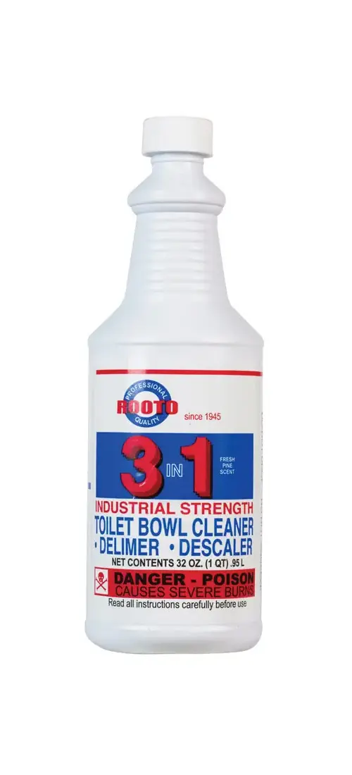 Rooto 1090-XCP12 Toilet Bowl Cleaner and Delimer 3-in-1
