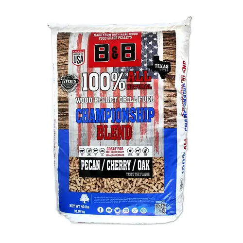 Hardwood Pellets Championship Blend All Natural Cherry/Oak/Pecan 40 lb