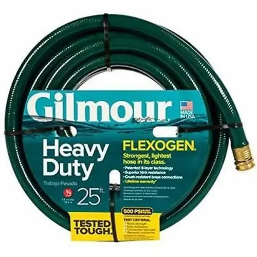 Garden Hose Flexogen 3/4" D X 25 ft. L Heavy Duty Green Green Garden Hose Flexogen 3/4" D X 25 ft. L Heavy Duty Green Green