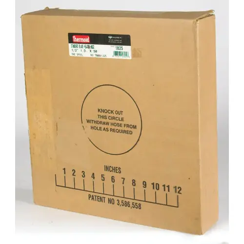 Automotive Hose 1/2" D X 50 ft. L EPDM Black