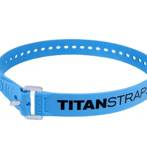 TitanStraps TSI-0130-FB Tie Down Strap Industrial 1" W X 30" L Blue 70 lb Blue