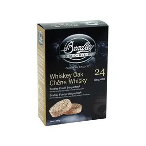 Bradley Smoker BTWOSE24 All Natural Wood Bisquettes Whiskey Oak 24 pk