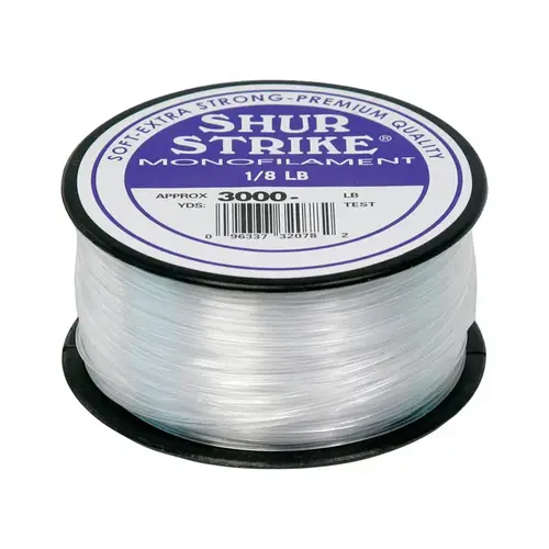 Monofilament Fishing Line, 15 Lb., 400 Yd. Clear Monofilament Fishing Line, 15 Lb., 400 Yd. Clear