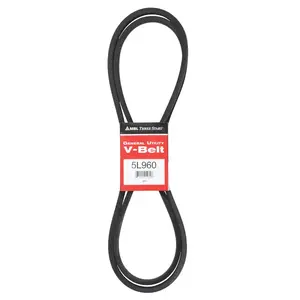 Mitsuboshi 5L960A General Utility V-Belt FHP 5L960 0.63" W X 96" L For Fractional Horsepower Motors Black