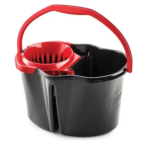Wringer Bucket 4 gal Black/Red Black/Red