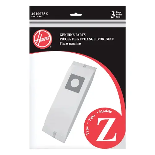 Style "Z" Vacuum Cleaner Bags pack of 3