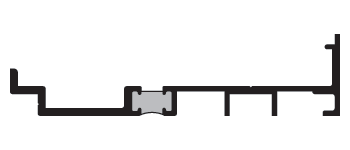 CRL-U.S. Aluminum ES35871 Head/Sill, Custom Paint- 24'-2" Stock Length