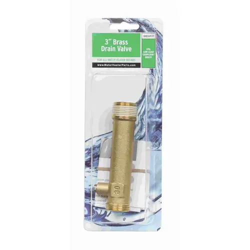 Drain Valve 3/4" X 3/4" MIP x MHT Brass