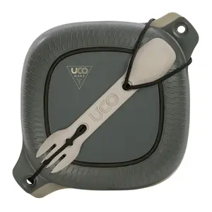 UCO F-MK-CORE4PC Mess Kit Gray 2.2" H X 6.7" W X 6.7" L Gray