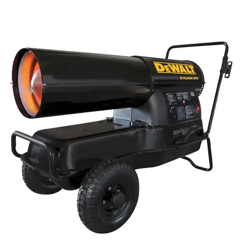 Heater 210,000 Btu/h 6000 sq ft Forced Air Kerosene Black Heater 210,000 Btu/h 6000 sq ft Forced Air Kerosene Black