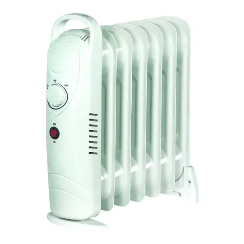 Heater Electric Oil Filled White Heater Electric Oil Filled White