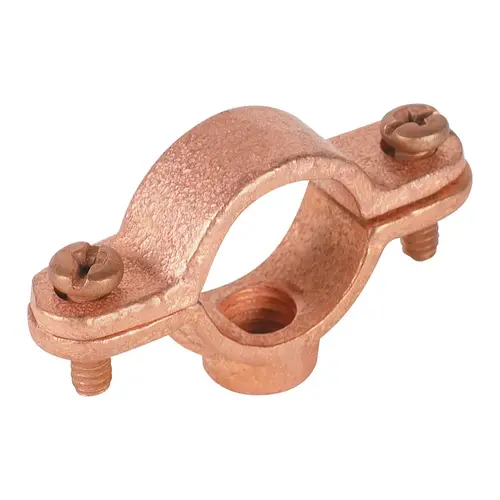 Split Ring Hanger 2100 Series 3/4" Copper Plated Malleable Iron Copper Plated Split Ring Hanger 2100 Series 3/4" Copper Plated Malleable Iron Copper Plated