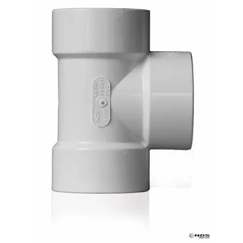 Straight Tee Schedule 35 3" Hub each T X 3" D Hub PVC Straight Tee Schedule 35 3" Hub each T X 3" D Hub PVC