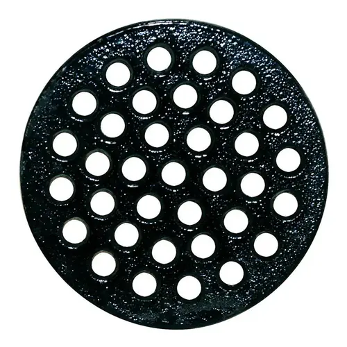 Floor Drain Strainer 6-1/2" Epoxy Coated Black Round Cast Iron Epoxy Coated Floor Drain Strainer 6-1/2" Epoxy Coated Black Round Cast Iron Epoxy Coated