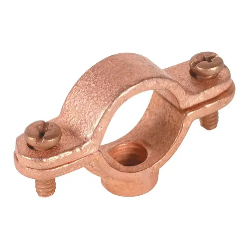 Split Ring Hanger 1" Copper Plated Malleable Iron Copper Plated Split Ring Hanger 1" Copper Plated Malleable Iron Copper Plated