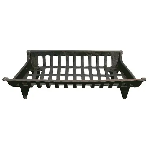 Fireplace Grate Black Cast Iron Black
