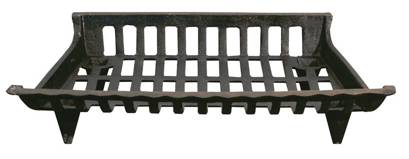 Open Hearth 15424 Fireplace Grate Black Cast Iron Black
