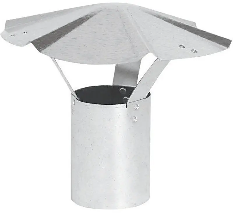 IMPERIAL Chimney Rain Cap Galvanized Steel Galvanized - pack of 4 GV0591-A-XCP4 IMPERIAL Chimney Rain Cap Galvanized Steel Galvanized - pack of 4 GV0591-A-XCP4