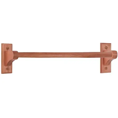 Towel Bar Exquisite Oak 24" L Wood Oak