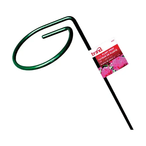 Plant Support 24" H X 2-1/2" W Green Steel Green