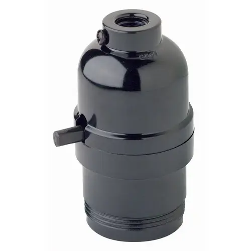 Push Trough Socket Leviton 95110-000 Push Thru Socket Plastic Medium Base Buy Now
