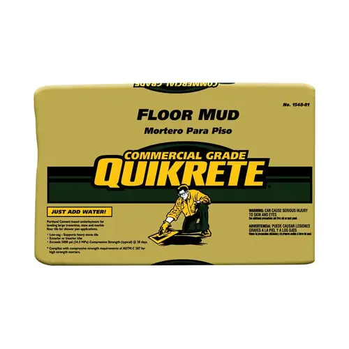 Mortar Mix Floor Mud Gray 60 lb Gray Mortar Mix Floor Mud Gray 60 lb Gray