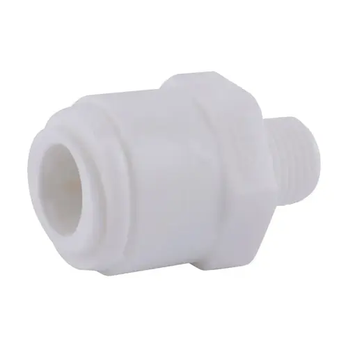 Adapter Push to Connect 3/8" OD T X 1/8" D MIP Plastic Adapter Push to Connect 3/8" OD T X 1/8" D MIP Plastic