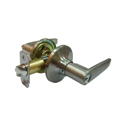 Entry Lever Olympic Lever Satin Stainless Steel Right Handed Satin Stainless Steel