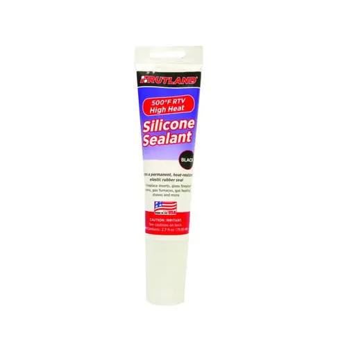 High Heat Silicone Sealant Black - pack of 12