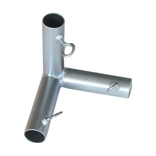 Connector 3/4" Round X 3/4" D Galvanized Carbon Steel 5-11/16" L Galvanized Connector 3/4" Round X 3/4" D Galvanized Carbon Steel 5-11/16" L Galvanized