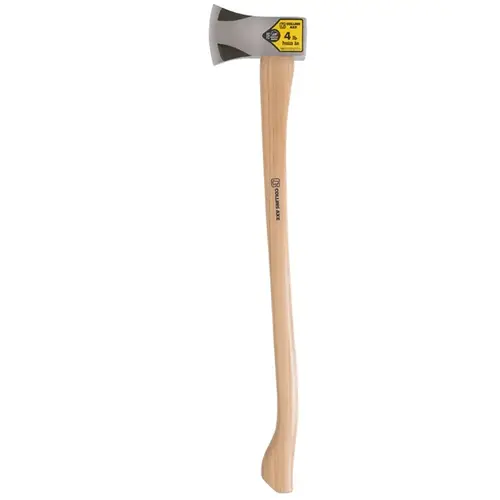 Axe 4 lb Single Bit Splitting 35" Wood Handle Brown Axe 4 lb Single Bit Splitting 35" Wood Handle Brown