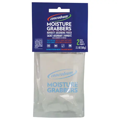 Moisture Grabbers 2.1 Oz. Mini Moisture Absorber & Remover (2-Count) Moisture Grabbers 2.1 Oz. Mini Moisture Absorber & Remover (2-Count)