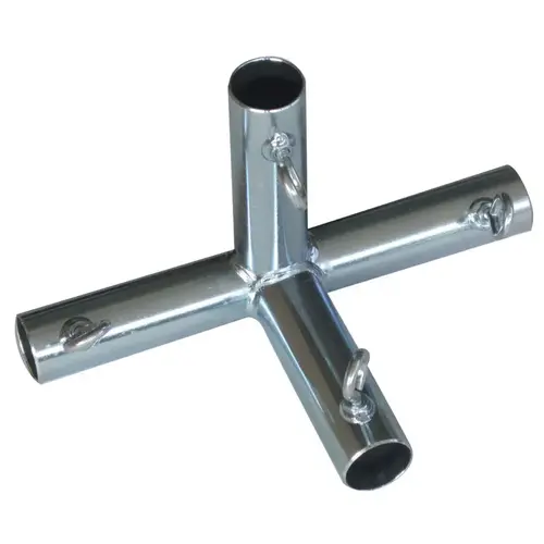 Connector 3/4" Round T X 3/4" D Galvanized Carbon Steel 10" L Galvanized Connector 3/4" Round T X 3/4" D Galvanized Carbon Steel 10" L Galvanized