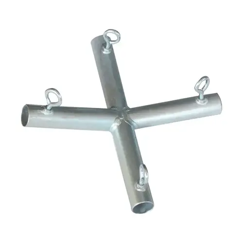 Connector 3/4" Round T X 3/4" D Galvanized Carbon Steel 10" L Galvanized Connector 3/4" Round T X 3/4" D Galvanized Carbon Steel 10" L Galvanized