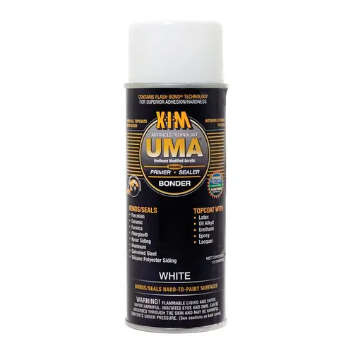 Primer, Sealer, Bonder UMA White Water-Based Alkyd 12 oz White Primer, Sealer, Bonder UMA White Water-Based Alkyd 12 oz White