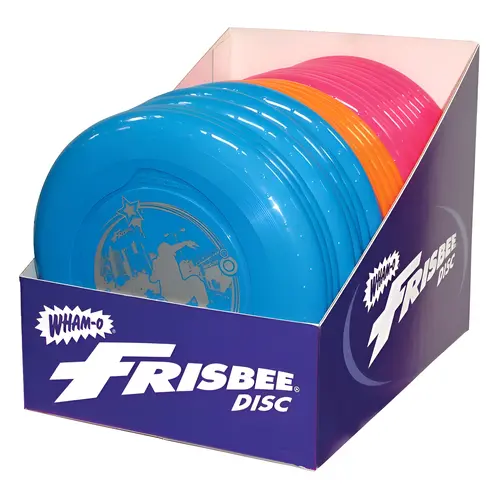 Frisbee Disc Plastic Assorted 1 pc Assorted - pack of 24