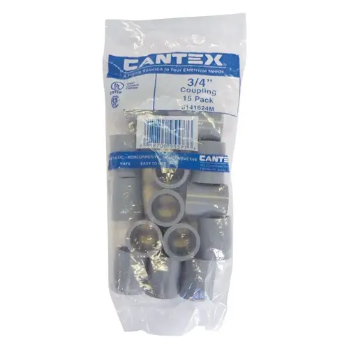 Electrical Conduit Coupling 3/4" D PVC Electrical Conduit Coupling 3/4" D PVC